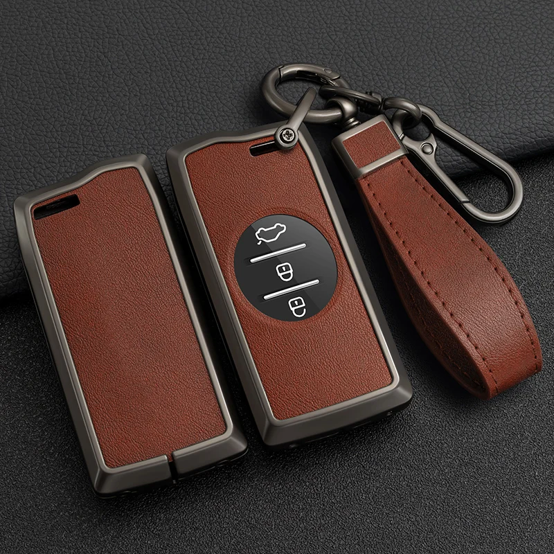 Zinc Alloy+ TPU Car Key Remote Case Cover for Chery Tiggo 4 5X 7 Pro 8 Exeed Txl Tx Lx Protector Shell Fob Auto Car Accessories