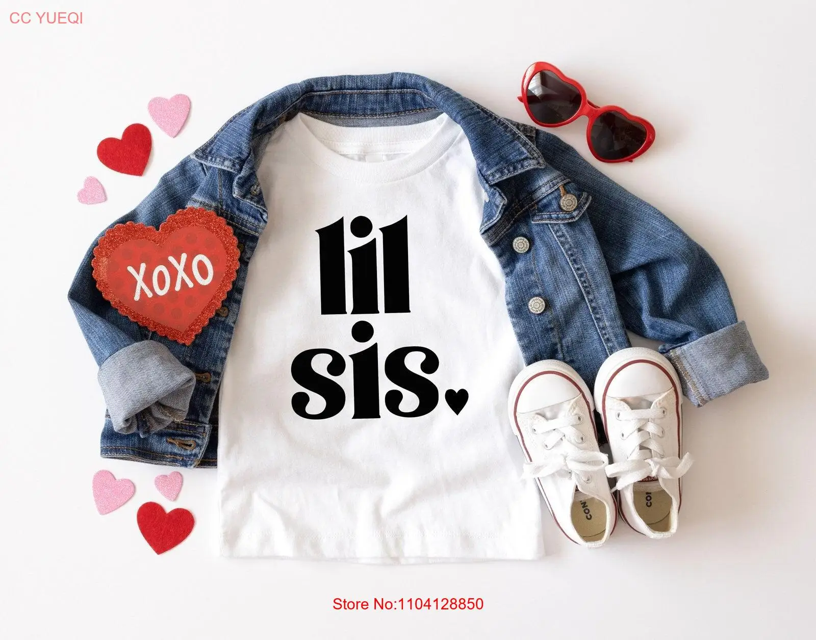 Боди Lil Sis, детское объявление, футболка для братьев и сестер, большая футболка с длинными или короткими рукавами Боди Lil Sis, детское объявление, футболка для братьев и сестер, большая футболка с длинными или короткими рукавами