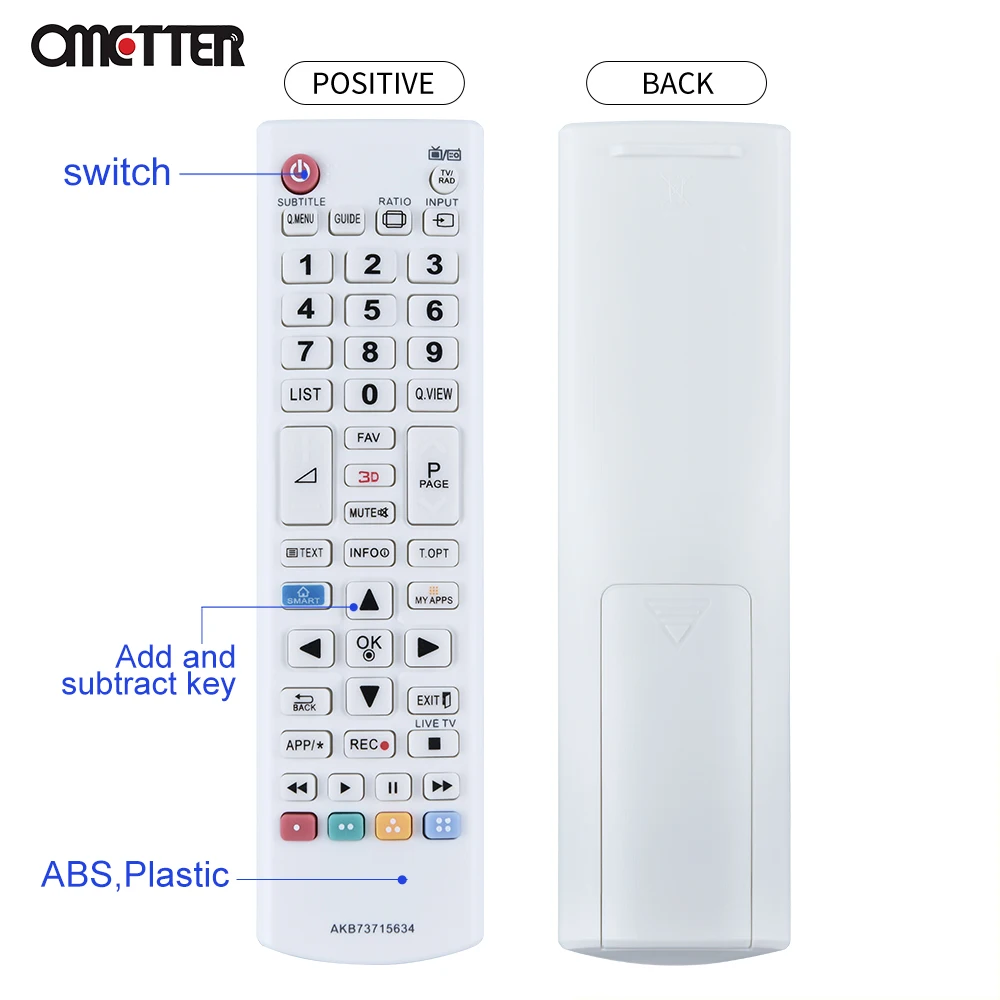 AKB73715634 подходит для пульта ДУ телевизора 42LA690V 42LA740V 47LA660V 55LA690V 42LA640V 55LA620V 47LA620V 32LN575V 32LA6208