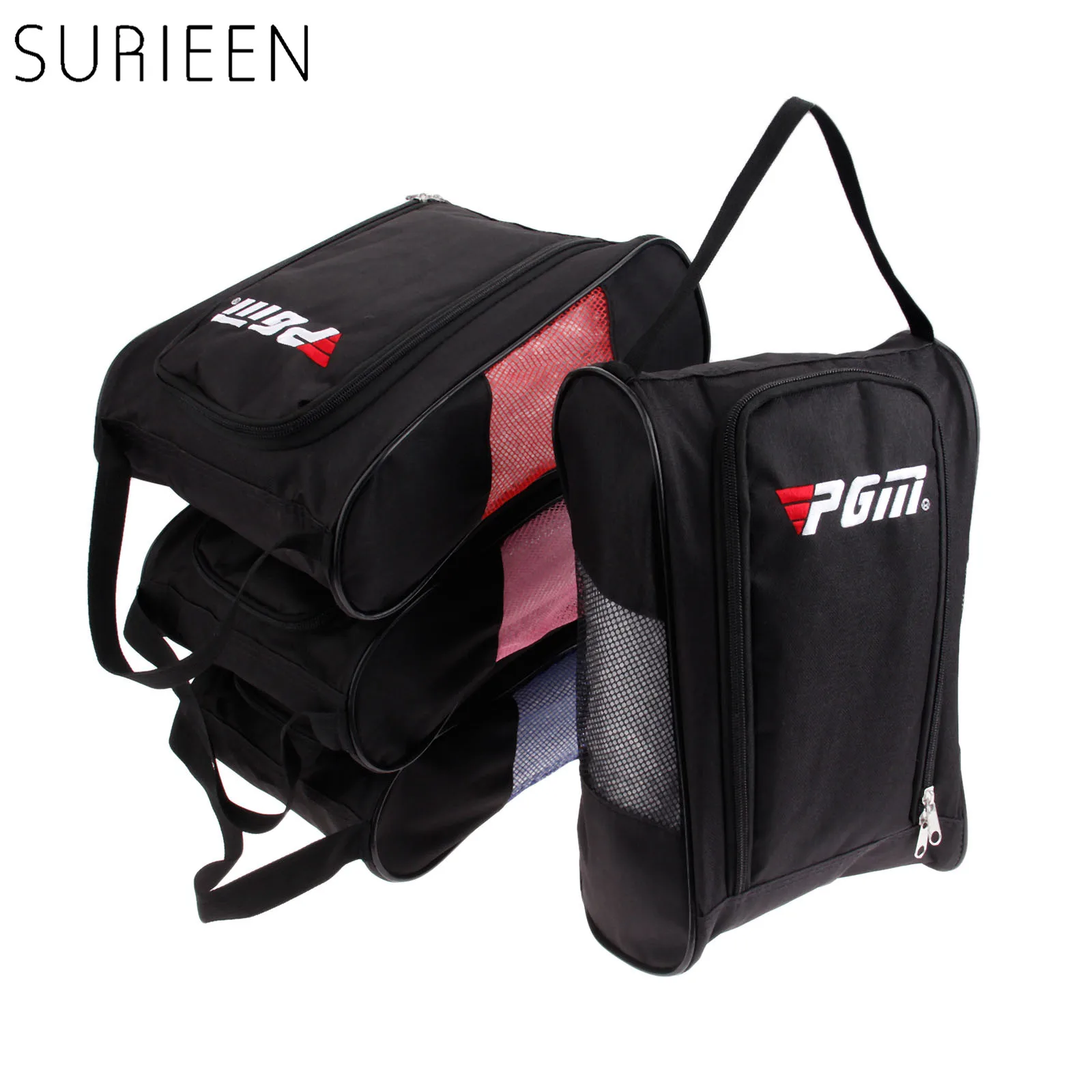 

SURIEEN Golf Sport Shoes Big Bag Air Permeable Female High-grade Light Practical Travel Pack Shoe Pouch Waterproof Dustproof Men