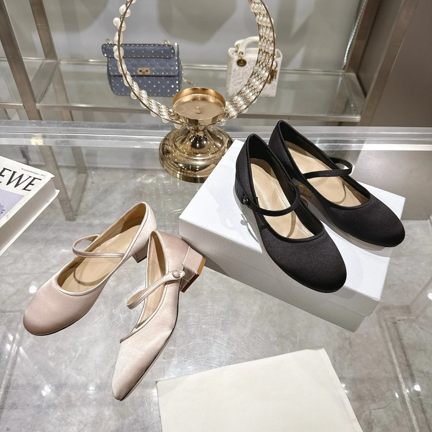 

25 New Autumn Models of Genuine Leather Round-Toe Flat Ballet Shoes for Women, Fashionable, Versatile, Comfortable, Elegant and Stylish Mary Jane Shoes