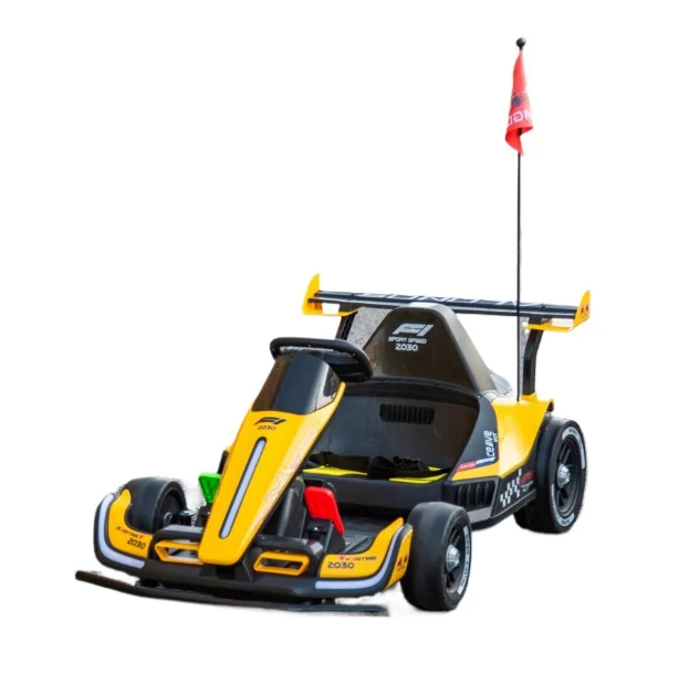 Go-kart Children's Electric Car Four-wheel Drift Car Remote Control Boys and Girls Rechargeable Toy Car Can Sit.