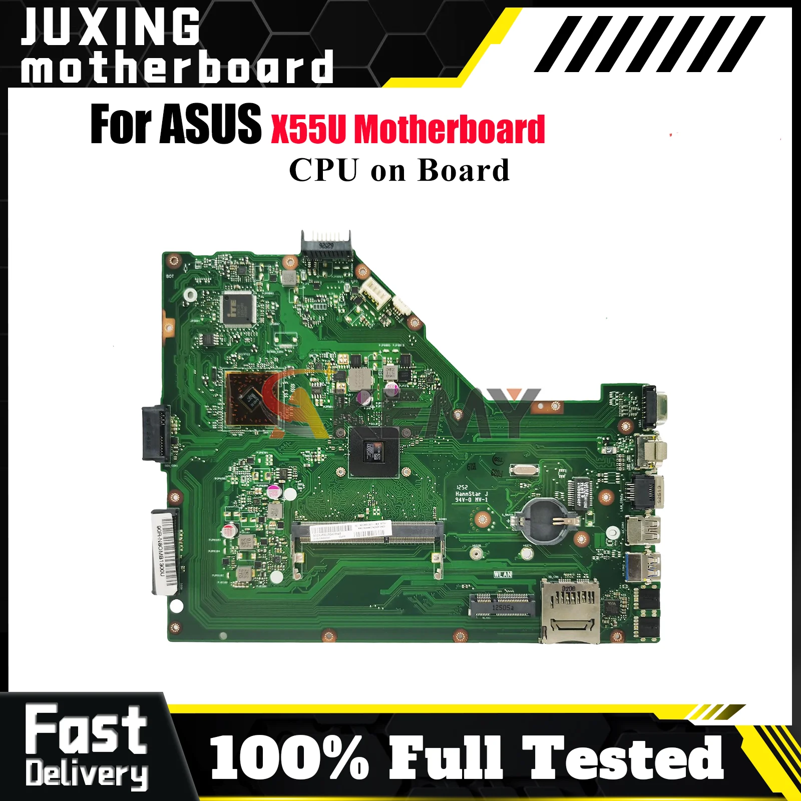 

Материнская плата для ноутбука X55U для ASUS VivoBook X55U X55U, материнская плата для ноутбука с процессором, 100% тестирование, ОК, быстрая доставка, высокое качество