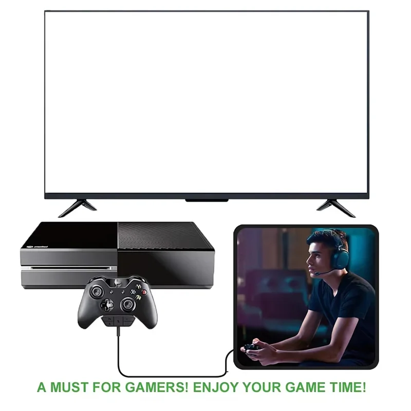 

AED7-Stereo Headset Adapter For One And Series X S Controller - For One And Series X S Controller