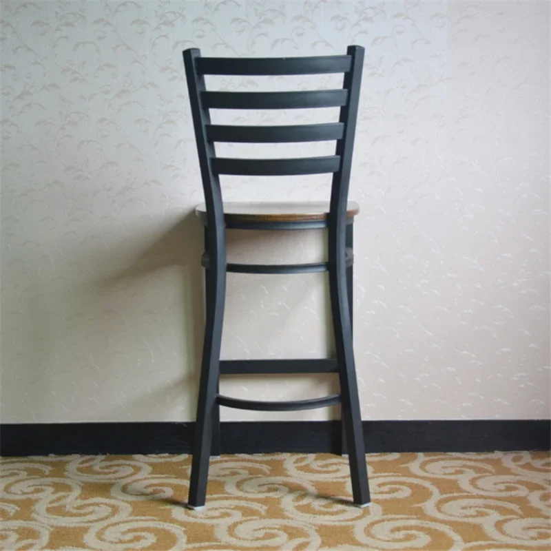 

Industrial style wrought iron high bar chair