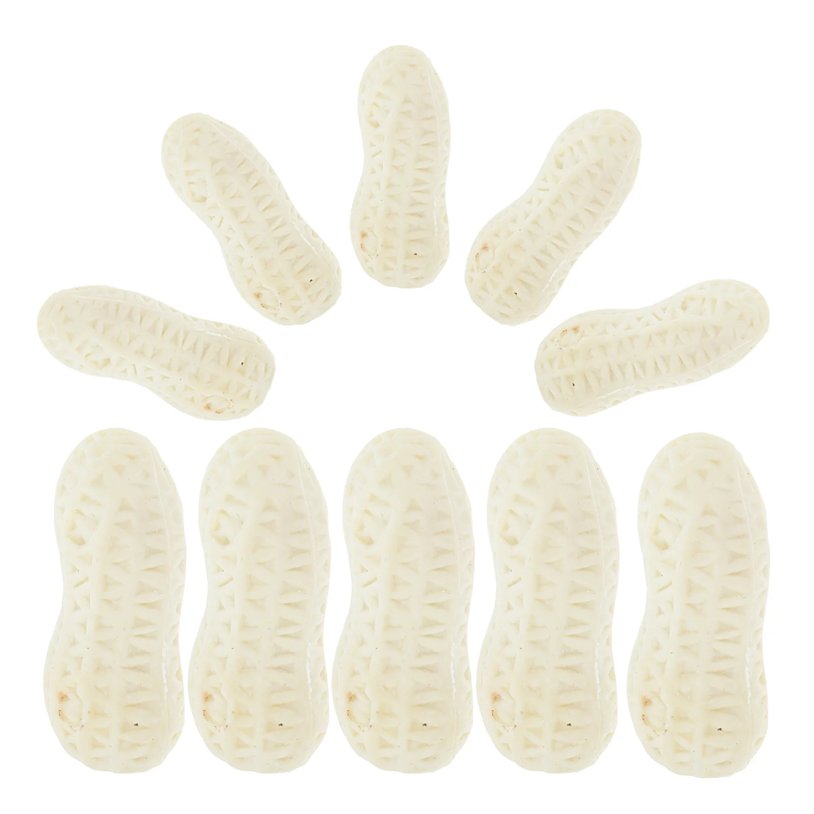 

20 pcs Cute Peanut Food Shape Fake Peanut Mini For Creative Stationery Office Supplies Lifelike Rubber Kawaii