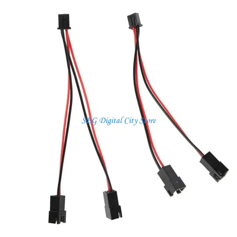 

U75B 2Piece JST XH 2.54mm 2 Pin Connectors Cable for Efficient LED Lighting
