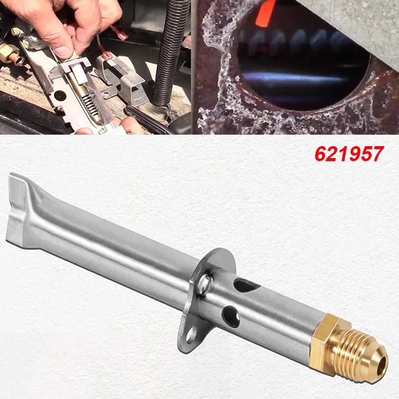 

621957 Refrigerator Burner Orifice Assembly,Burner Replacement for Norcold N1095/ N61X/ Series Refrigerator,with Orifice Adapter