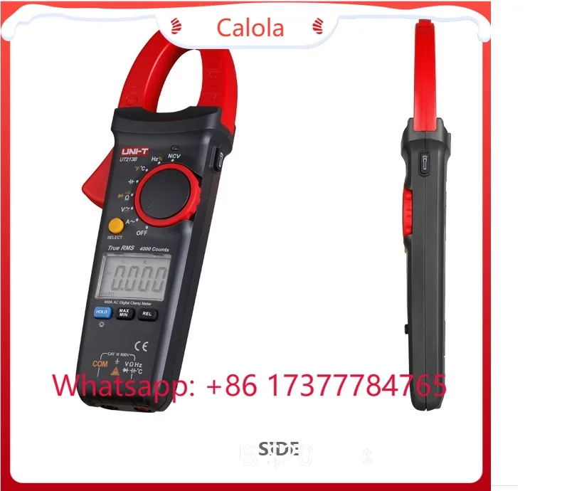 UT213A UT213B UT213C 400A AC DC Clamp Meter Resistance Frequency Diode Tester
