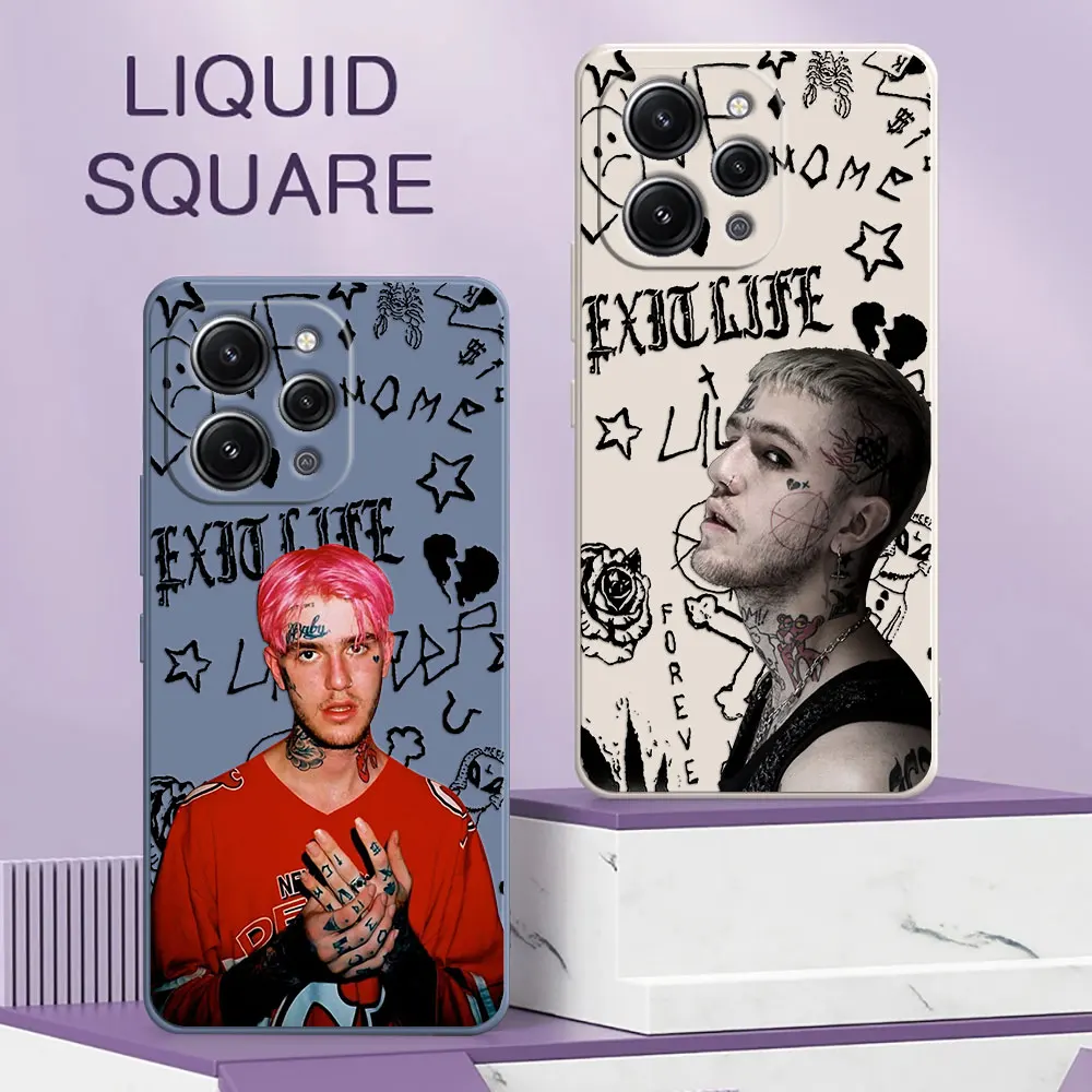 

Rapper Lil Peep HellBoy Fundas For Xiaomi 13T Pro Case For Redmi 12 12C 10 10C 9 9A 9C 9T 8 K20 K30 K40 K60 Liquid Phone Covers