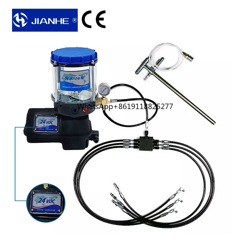 JIANHE-Sistema de lubricación por goteo CNC, bomba de grasa bhs, lubricación eléctrica, bomba de aceite, bomba de grasa central