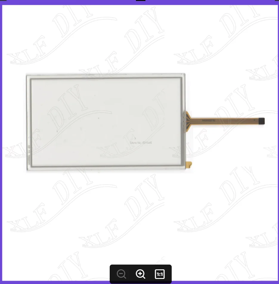 

ZhiYuSun A04099 5-дюймовый сенсорный экран, стекло, 4 линии, резистивная сенсорная панель, датчик ЭКРАНА