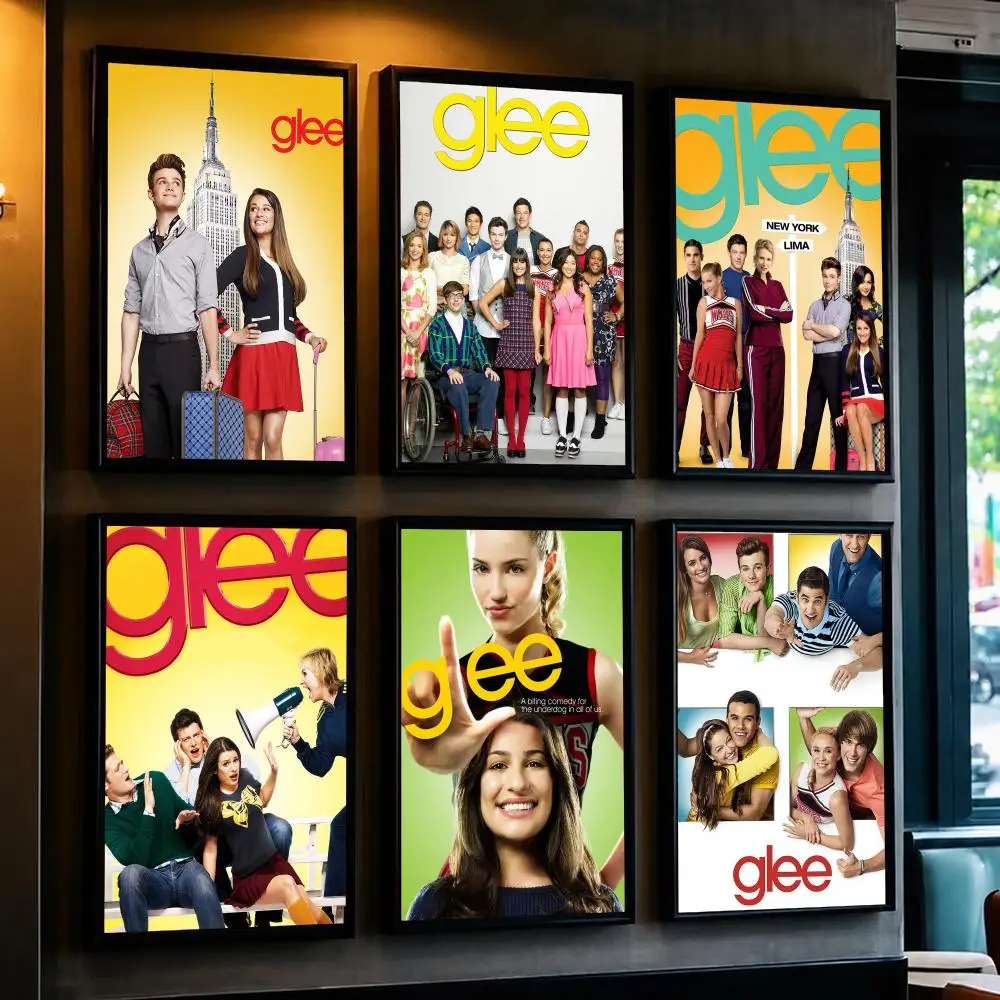 tv series G-Glee-E Poster Minimalist Wall Sticker for Cafe Office Bar Home Decor and Gift