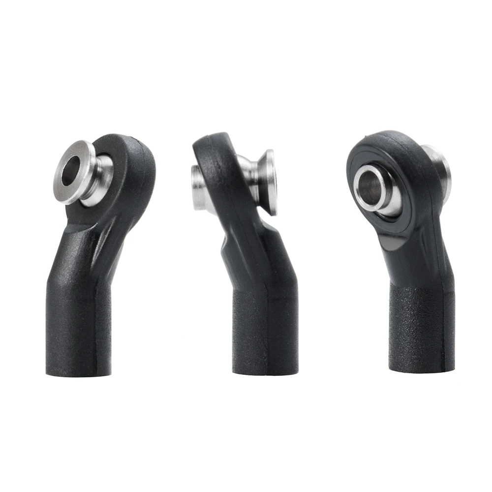

MIBIDAO 10 Pcs Plastic Steering Link Rod Ball Head M3 Joint End for Axial SCX10 Wraith 1/10 RC Model Car Upgrade Parts