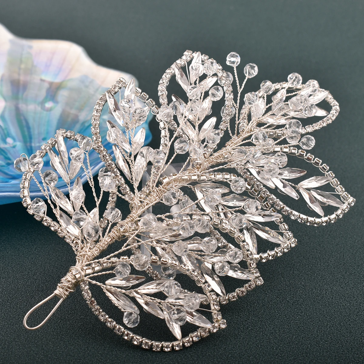 DZ017 Crystal Diadem for Bride Luxury Wedding Headband Rhinestone Pageant Headpiece Woman Head Jewelry Bridal Tiara for Party