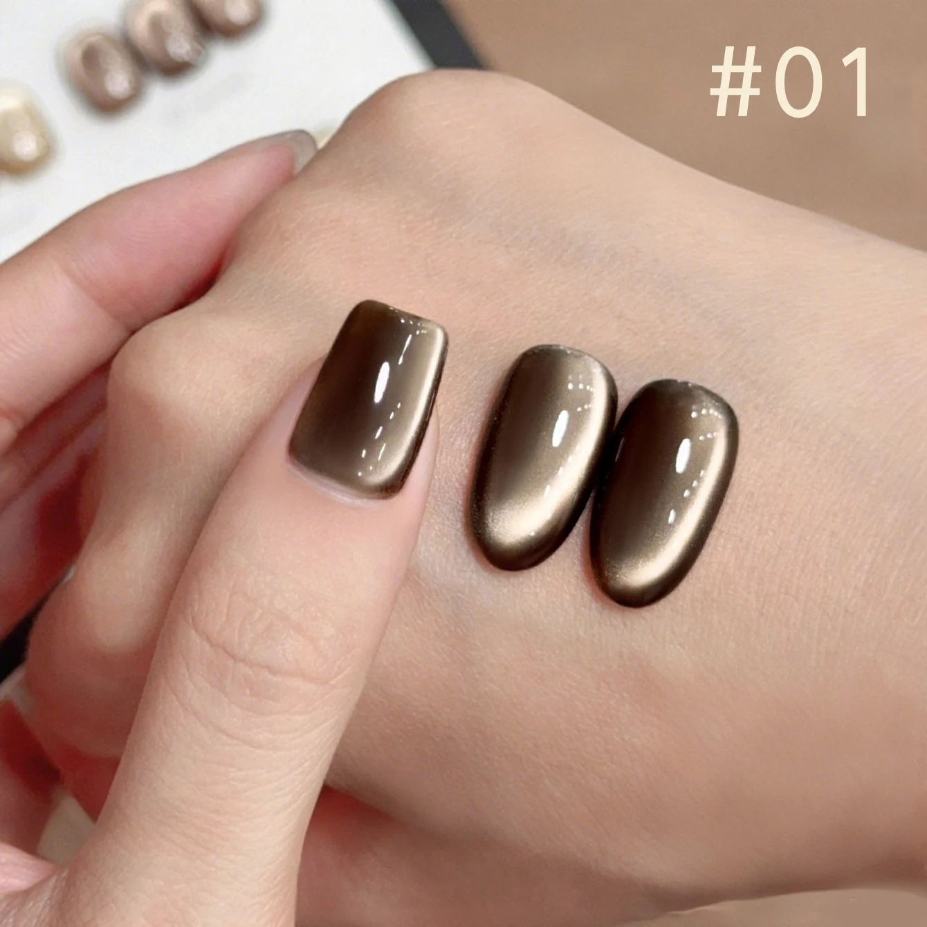 MIANEL 93A 10 مل جل عين القطة باللون البني والكراميل، تبييض، حريري ناعم ومتألق، بني ميلارد، 2025 جديد، خريف وشتاء #3