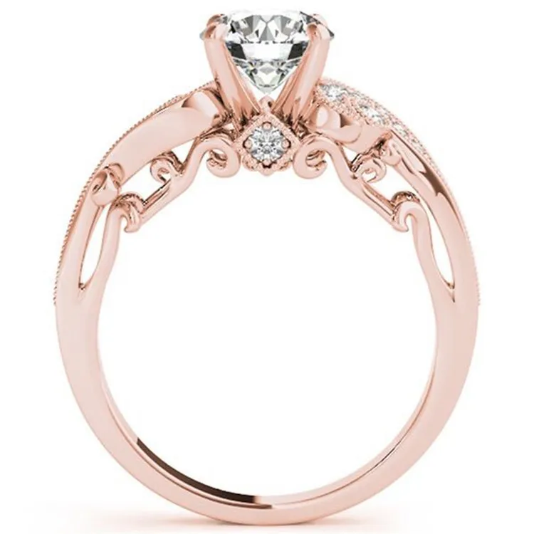 Fashion princess engagement ring, micro-paved zircon ring, 925 silver, elegant women's jewelry, suitable for wearing at weddings