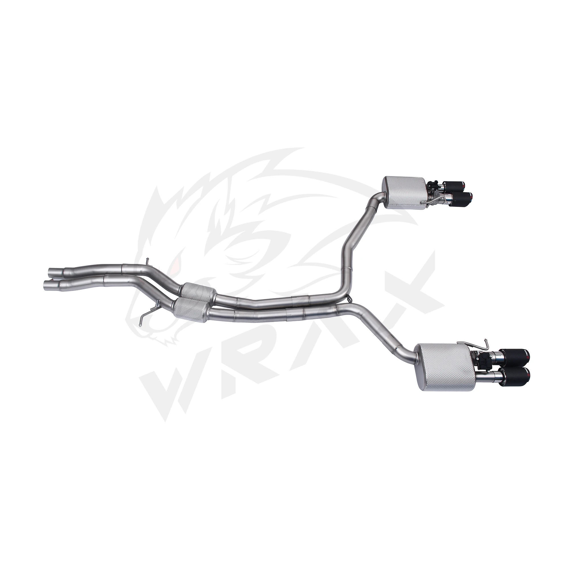 

WRAX performance SS304 Exhaust downpipe for AUDI A7 3.0T C7 Race catback car accessories Direct Fit Replacement