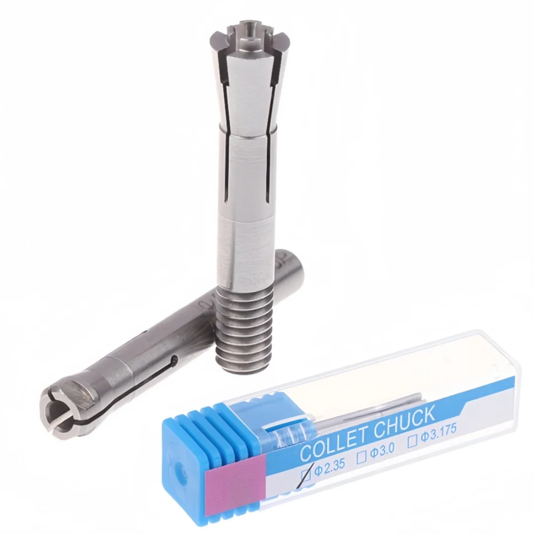 1pc Dental Spring Chuck 3/4 Lobe Polishing Machine Handpiece Converter Engraving Machine Accessory Rotary Tool for Dentistry