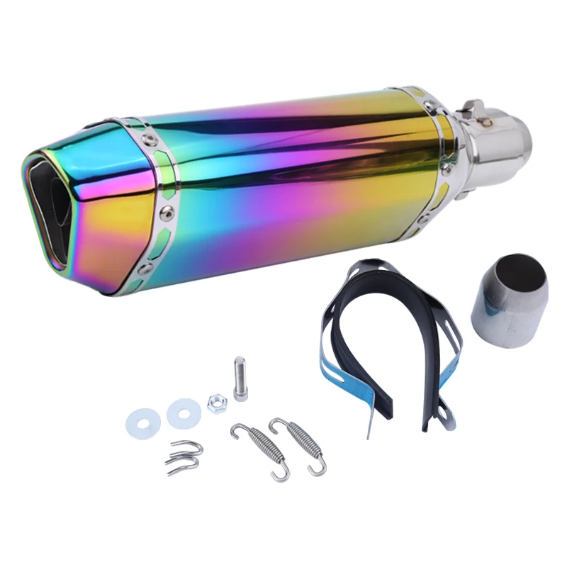 51mm Motorcycle Exhaust Muffler Escape Moto Tube