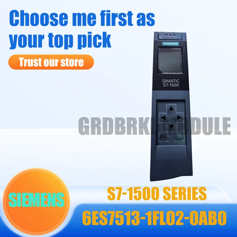 

Brand New Original SIEMENS 6ES7513-1FL02-0AB0 6ES7 513-1FL02-0AB0 S7-1500 CPU 1513F-1 PLC Controller Module