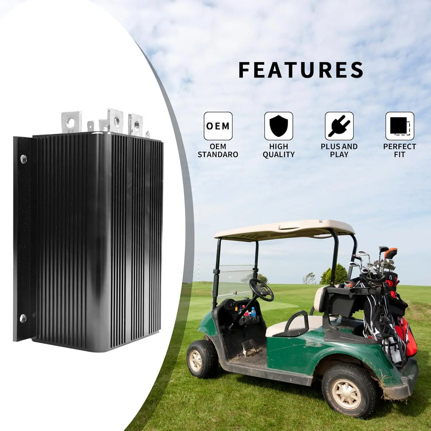 Golf Cart Accessories  Club Car Controller 36V-48V 1205-5603 P1205M-5603