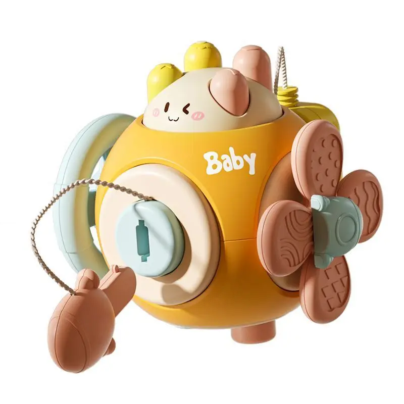 Busy Ball Grasping Toy For Babies 1 2 3 Years Old Montessori Early Education Six Side Activity Cube Sensory Play Toy For Toddler