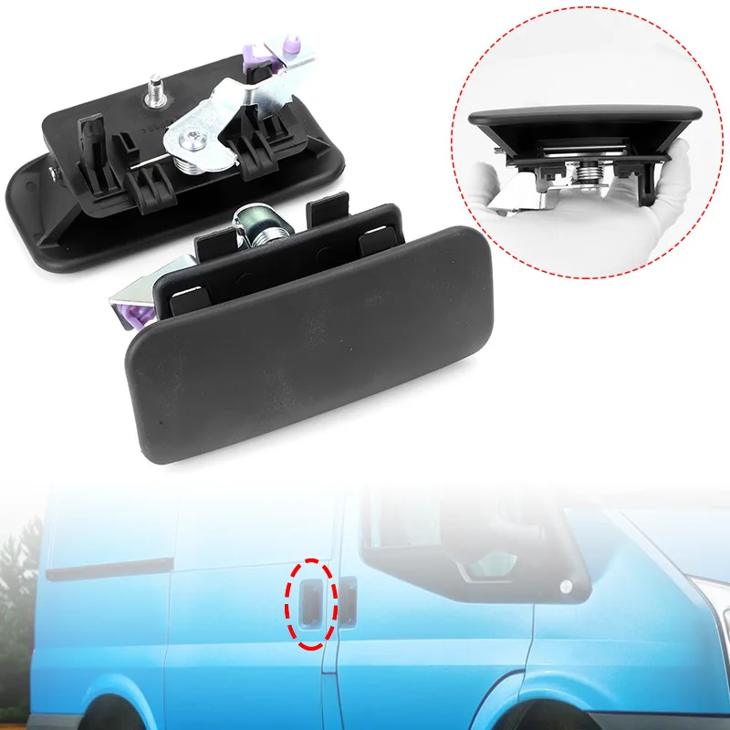 KASturbo Buitengreep Schuifdeur Linksvoor – Vervanging Voor Ford Transit MK6/MK7 2000-2014 – OEM 1494053, 1493202 – Incl. Montagemateriaal