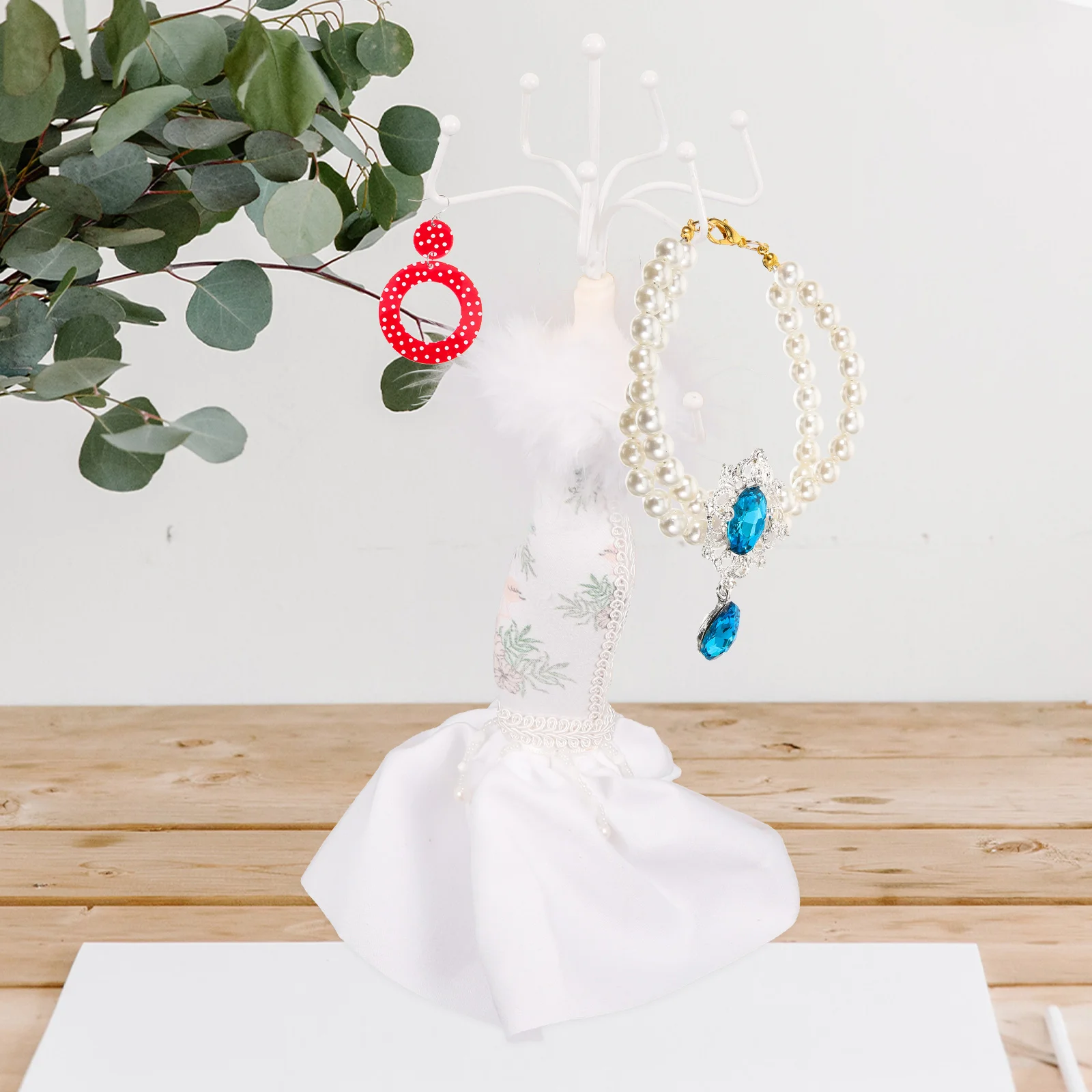 

Holder Jewelry Rack Necklace Stand Earring Mannequin Display Printing Zinc Alloy Jewellery