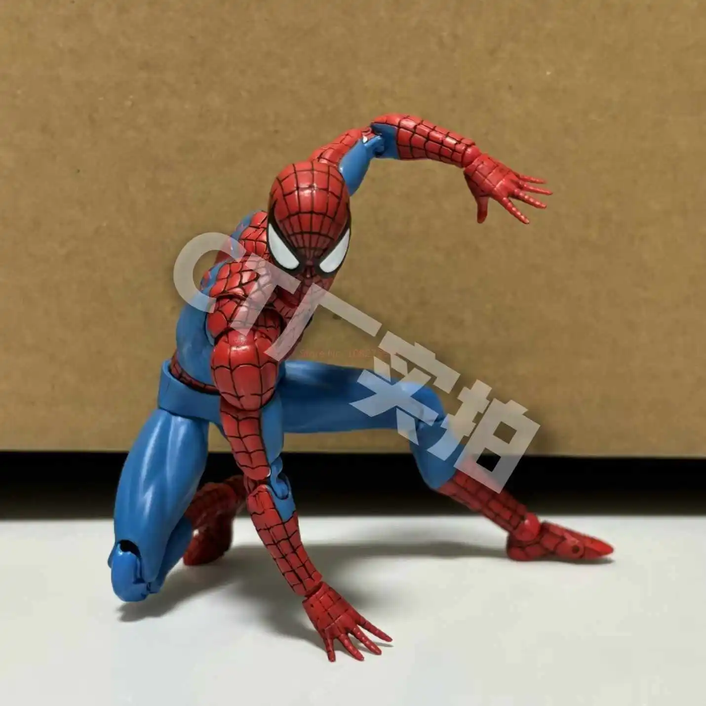 ร้อนCtของเล่นSpidermanรูปMfex 185 Miles Morales 2099 เครื่องแต่งกายคลาสสิกSpider-Man Action FigureอะนิเมะMafex185 ตุ๊กตาของเล่น