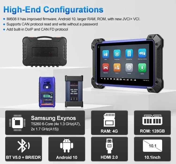 Advanced Maxilm IM608 II Automated Key Generation Learning and Immobilizer Programming Immo Programmer Tool Diagnostic