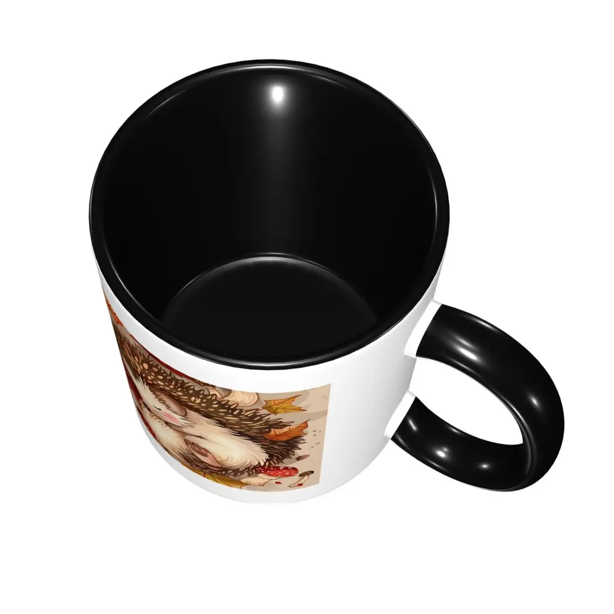 Hedgehog Animal Mug Funny Ceramic Coffee Cups Tea Mugs Milk Cup Drinkware Gift for Friends view 3