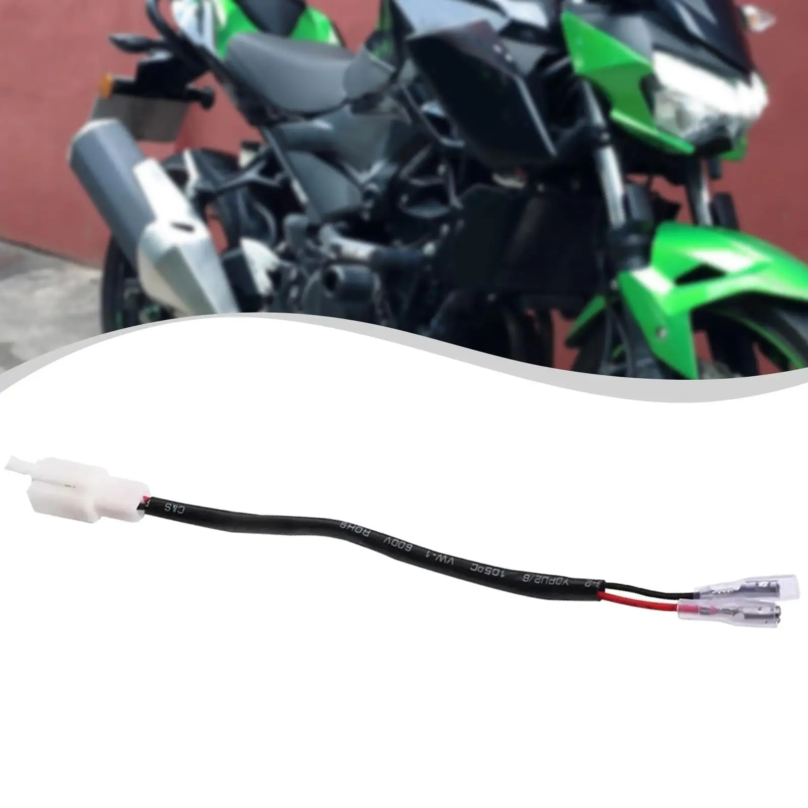 

Кабель для подсветки номерного знака мотоцикла, 14 см, прочный, для Z125 Z300 Z400 Z250, запчасти для ремонта