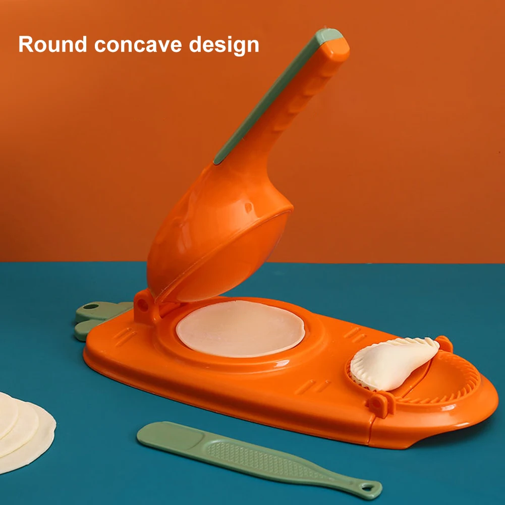 

2 In 1 Kitchen Dumpling Making Tool Baking Pastry Manual Artifact For Pressing Dumpling Skin Wrapper Mould Dough Press Maker