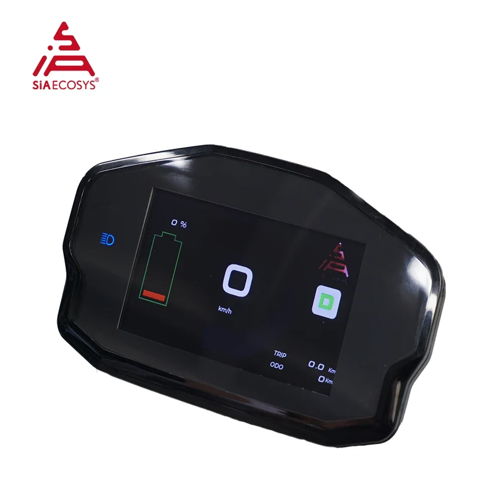 SIAECOSYS NEW DKD TFT with CAN-BUS Communication Electric Scooter Optional Instrument LCD Display Speedometer