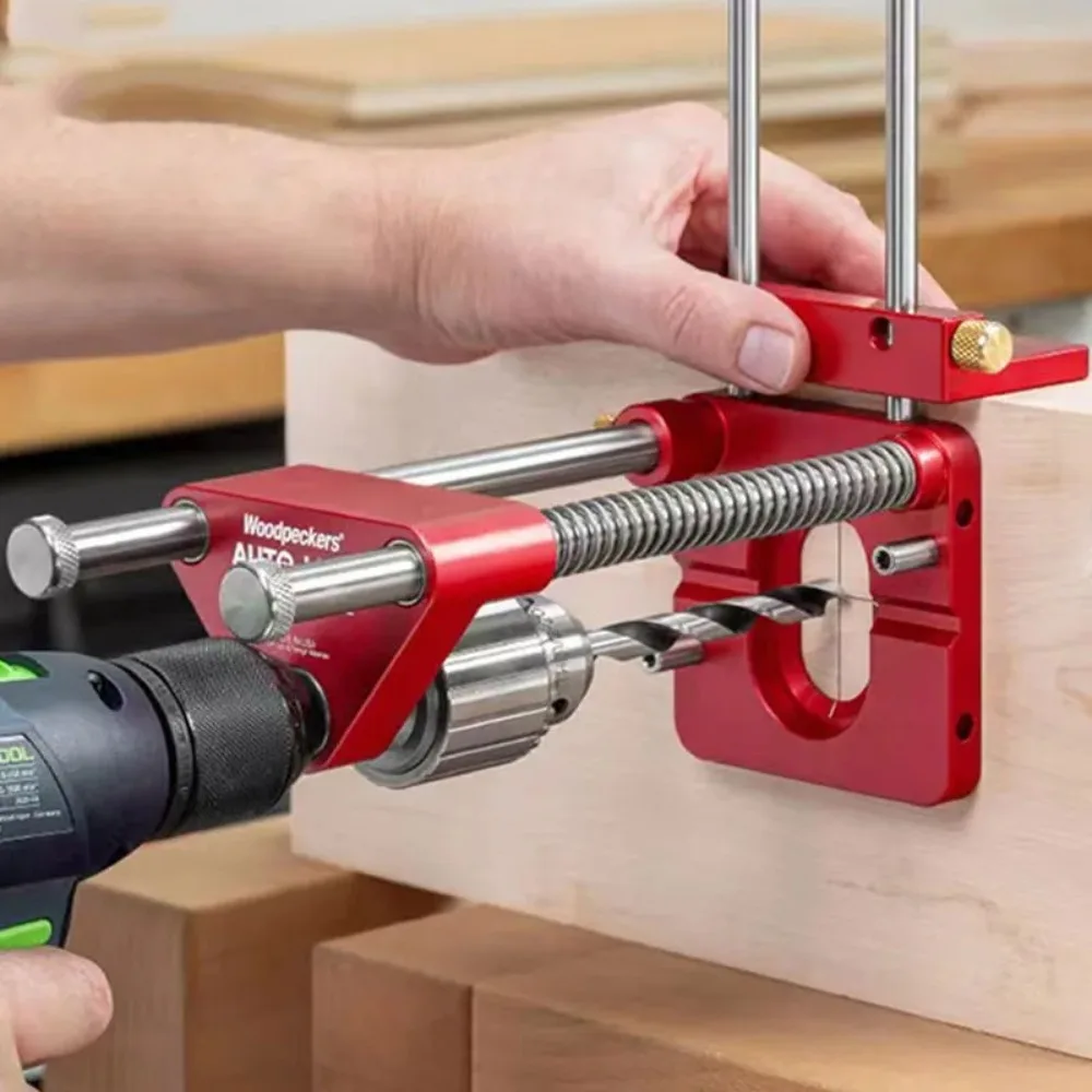 Portable Drill Guide for Straight Holes,Auto Line Drill Guide,Woodworking Drill Locator Drilling
