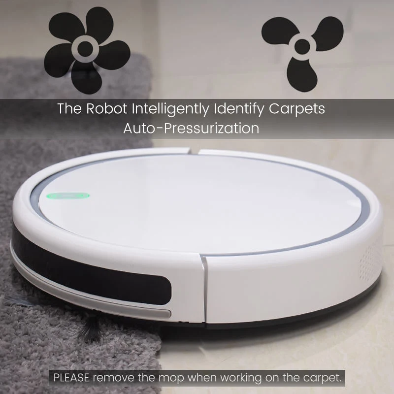 Robot Aspirapolvere Ricarica automatica APP e controllo vocale Spazzare e pulire i pavimenti con temporizzazione Serbatoio dell\'acqua con controllo