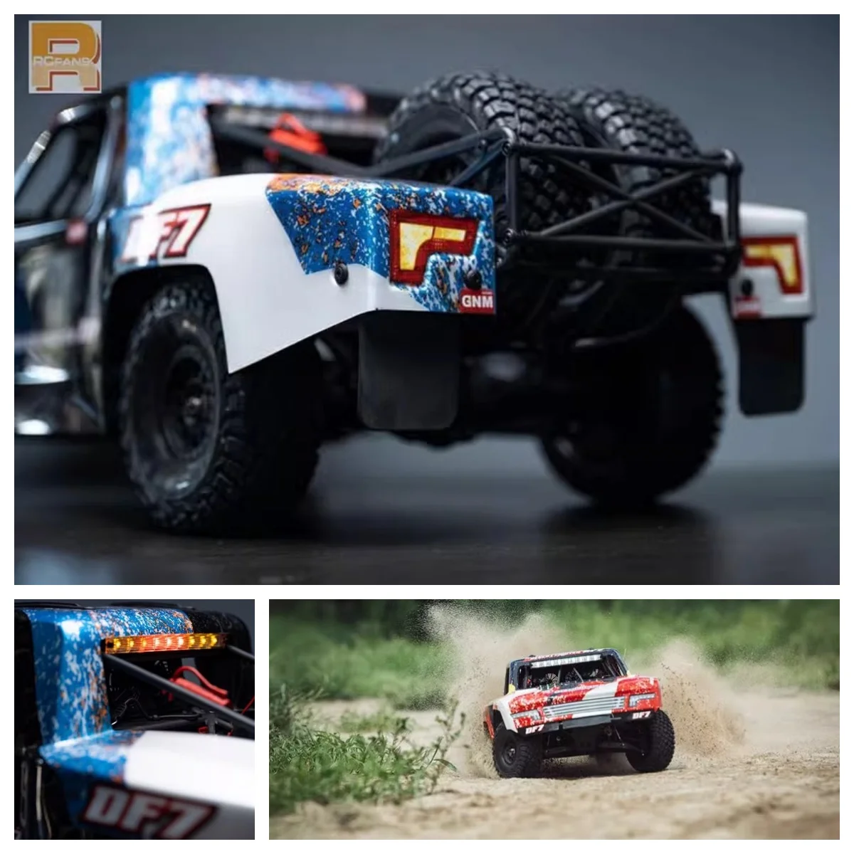 

YIKONG YK4072 V3 DF7 1/7 Remote Controll Off-Road Vehicle Rear Straight Axle Short Wheelbase Desert Truck Brushless Electric 4WD