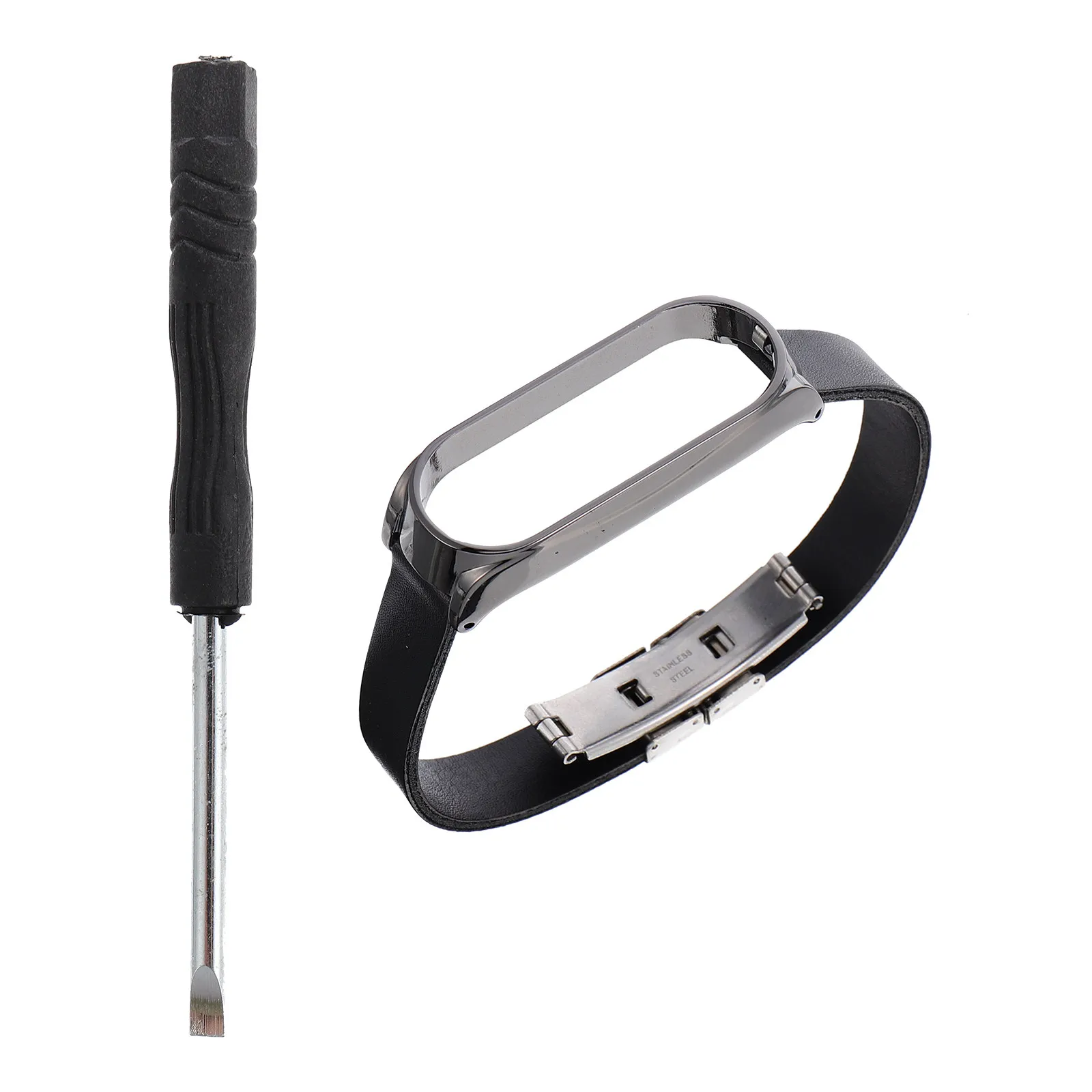 

Stylish Wristband Strap Compatible 5 5NFC Double-Click Buckle Durable Skin Friendly No Odor Perfect for Sports