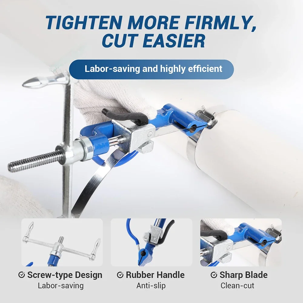 

Инструмент для натяжения кабельных стяжек из нержавеющей стали, резак для кабельного пистолета на молнии из нержавеющей стали, ручной крепежный ремень