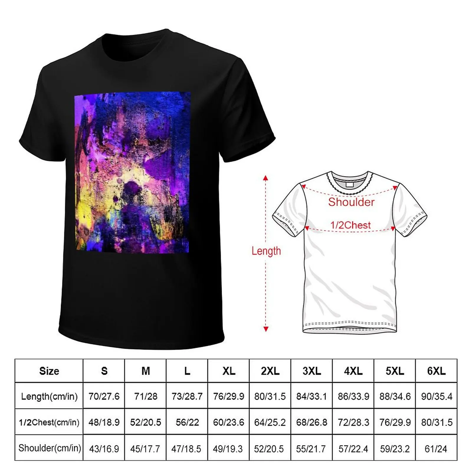 Abstract expressionism - Look In Center T-Shirt Breathable Gym Short Sleeve T-Shirt