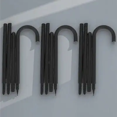 3 قطع من قصب الحفلات خفيف الوزن لأداء المسرح التنكرية، ديكور المسرح، عصا عصا قصب بلاستيكية مزخرفة #6