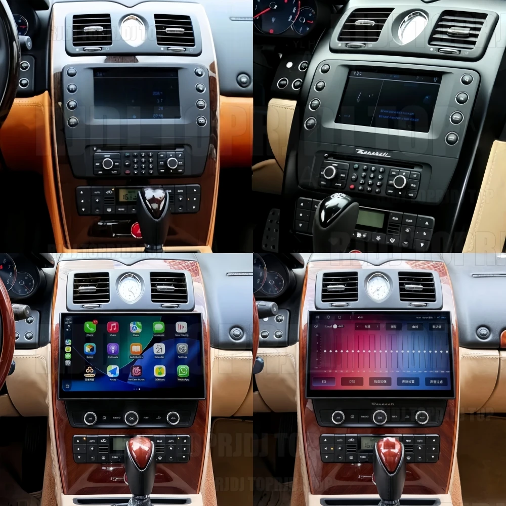11.6“ For Maserati Quattroporte 2004-2012 GPS Navigation Stereo Blu-Ray Android Auto Screen CarPlay Car Radio Multimedia Player