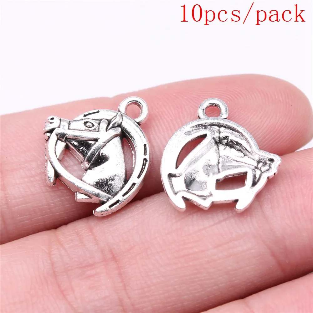 Bulk Charms For Jewelry Making Kit Pendant Diy Jewelry Accessories Lucky Horse Shoe Horse Head Charms