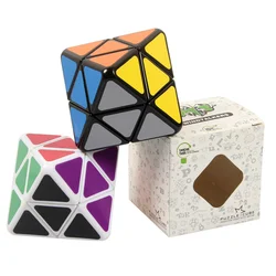 Lanlan-Cubo mágico de cuatro ejes para niños, juego de rompecabezas de cuatro ejes, octaedro, Cubo mágico, regalo