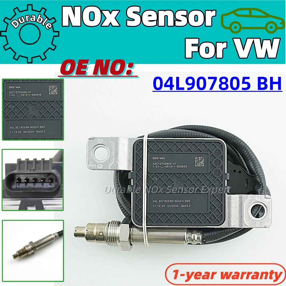 04L907805BH Original New Nox Sensor Fit For VW Passat 2014-2020 Arteon 2017-20 Skoda Superb 2.0 TDI