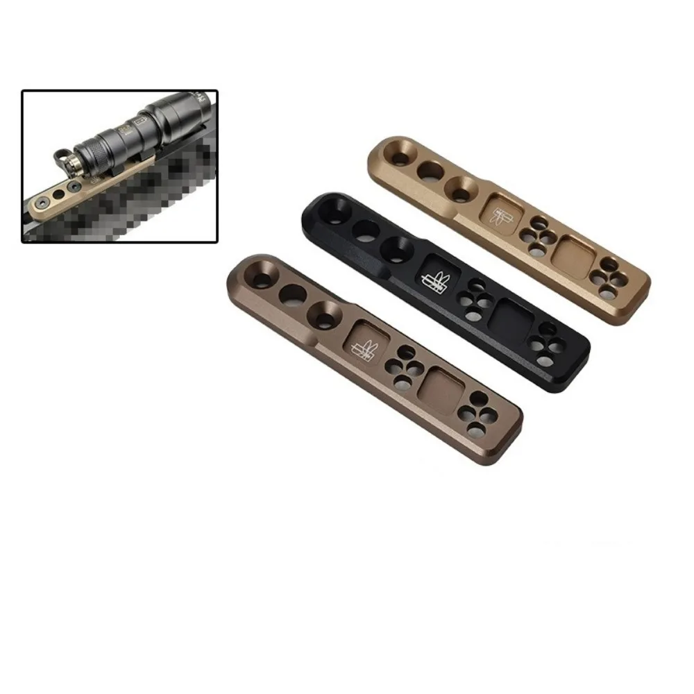 

Dragonfly bracket M300 M600 flashlight base Mlok metal vertical bracket keymod system black