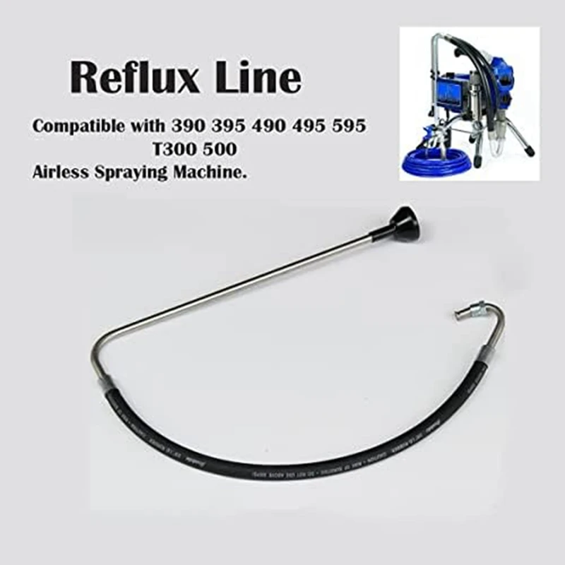 Reflux Line Airless Paint Sprayer Parts Accessories For 390 395 490 Tongshan T300 500 Airless Spraying Machine Paint Sprayers