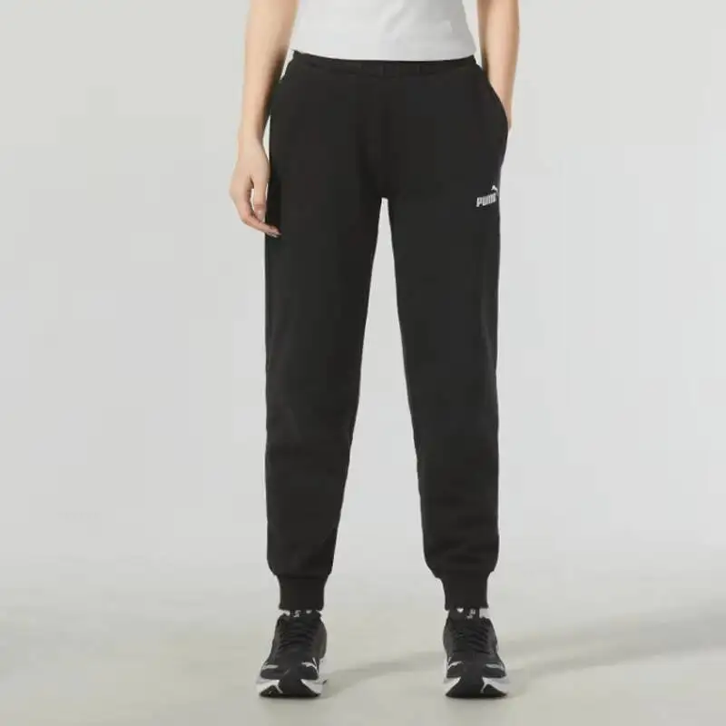 

2026 new Puma Women's Knitted Fleece Casual Comfortable Sports Long Pants 682126-01