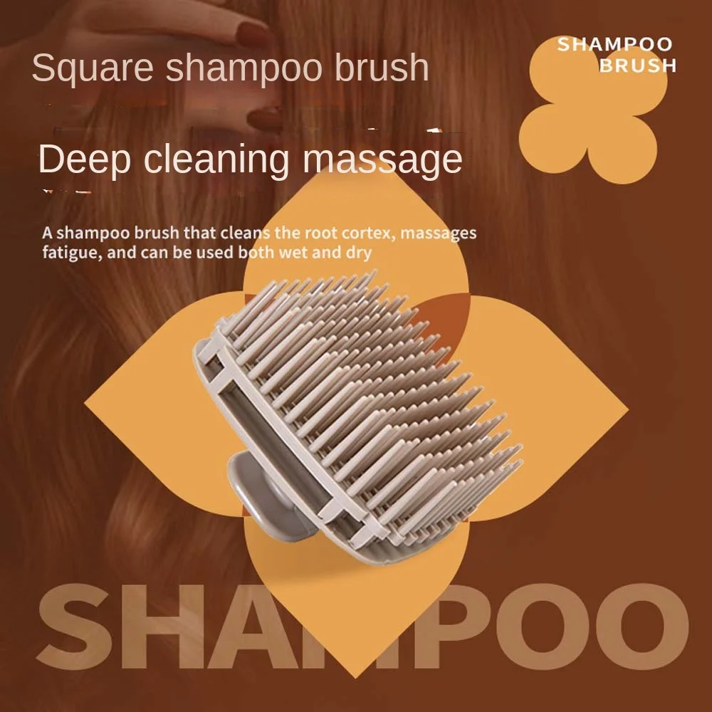 Portable Easy Foaming Shampoo Brush Body Shower Hair Care Hair Washing Comb Head Massage Exfoliator Scalp Massage Comb SPA